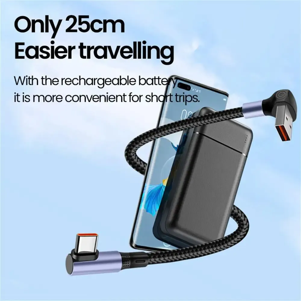 Câble de charge rapide 66W USB-A / USB-C vers USB-C, 0,15 m / 0,25 m / 0,5 m, court, compatible iPhone 16, iPhone 15 Pro et Samsung 5