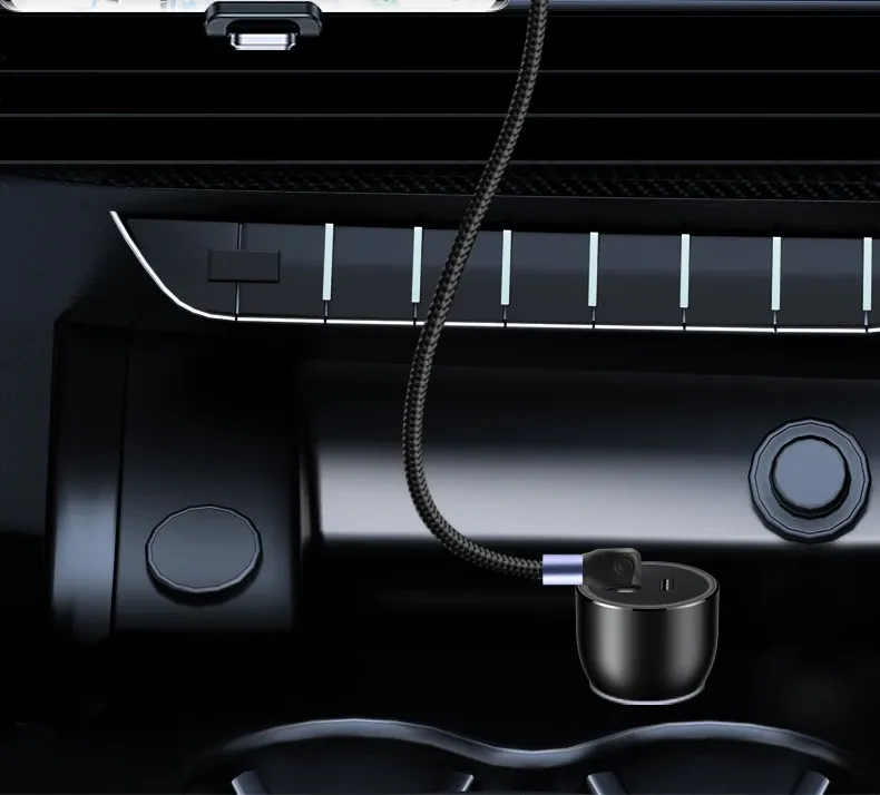 Câble de charge USB-C en situation
