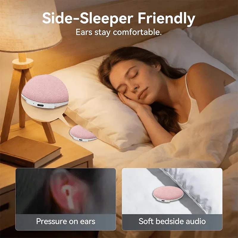 Haut-parleur de sommeil à conduction osseuse, détail du design