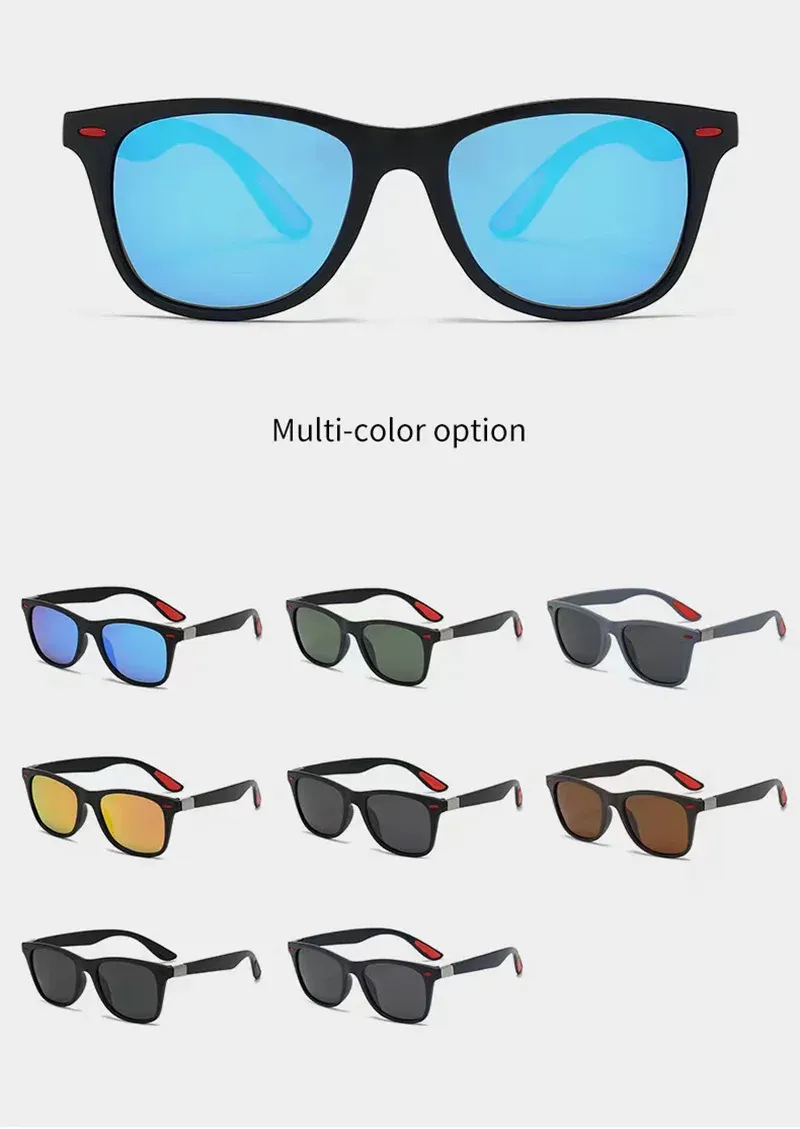 Lunettes de vision nocturne à monture en PC, lunettes de soleil polarisées pour hommes, pour sports de plein air, lunettes de soleil de jour et de vision nocturne pour pilotes 5