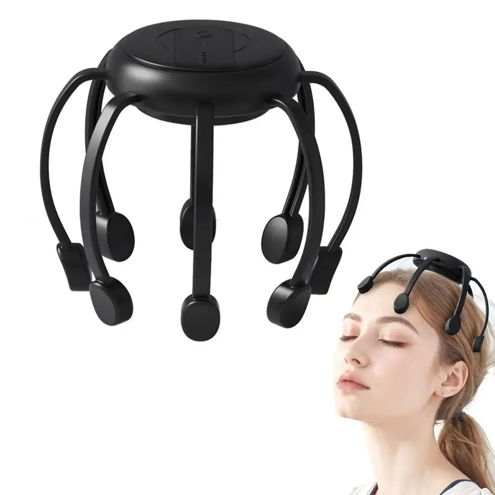 Masseur de tête Octopus - Outil de relaxation pour soulager les tensions et masser en profondeur le cuir chevelu 13