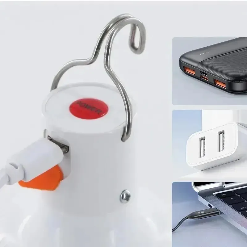 Lampes d'urgence LED rechargeables et portables pour intérieur et extérieur, lot de 1 à 4, avec batterie intégrée 4