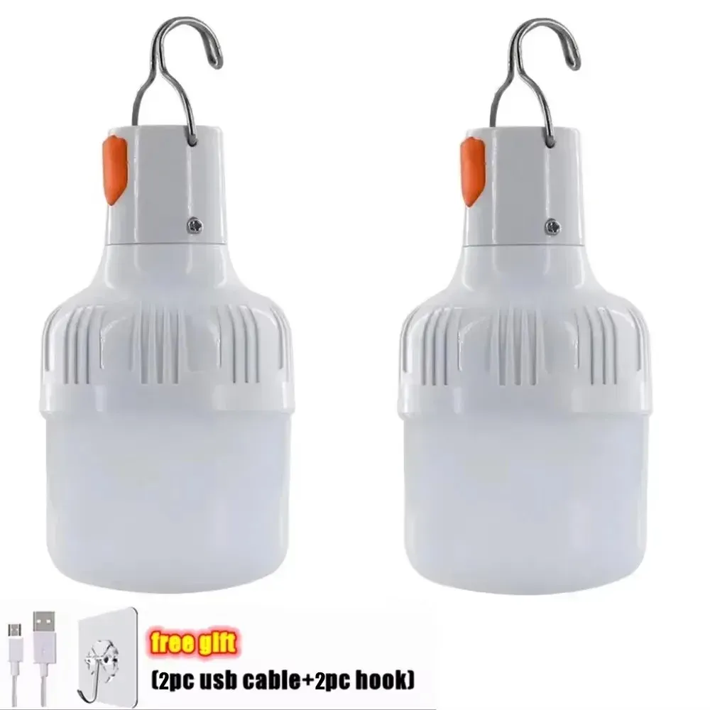 Lampes d'urgence LED rechargeables et portables pour intérieur et extérieur, lot de 1 à 4, avec batterie intégrée 8