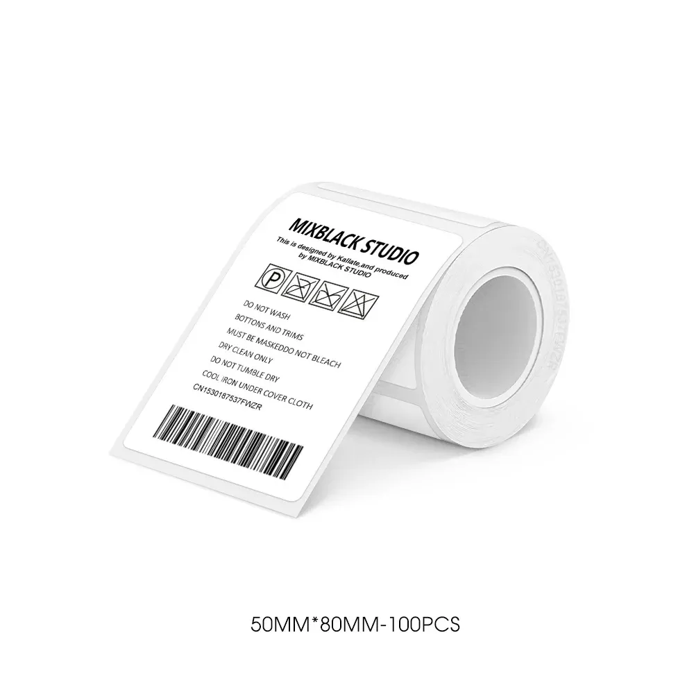 Marquelife – Étiquettes autocollantes en papier thermique P50, format mixte, compatibles imprimantes M110, M220 et M200, 50 x 80 mm, 50 x 30 mm, 40 x 30 mm 8