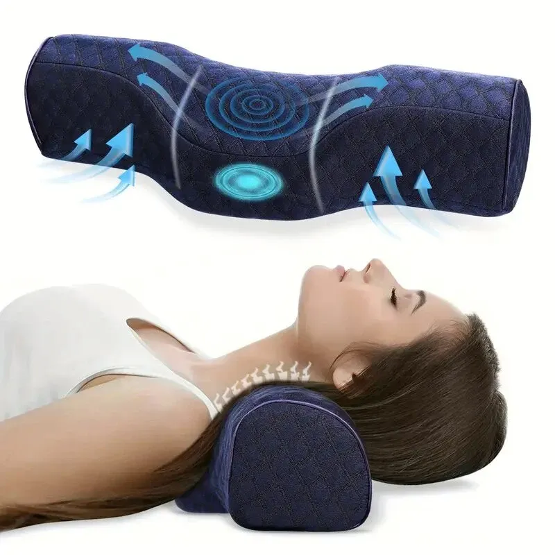 Soulagement des douleurs cervicales, oreiller cervical, oreiller de massage pour la tête