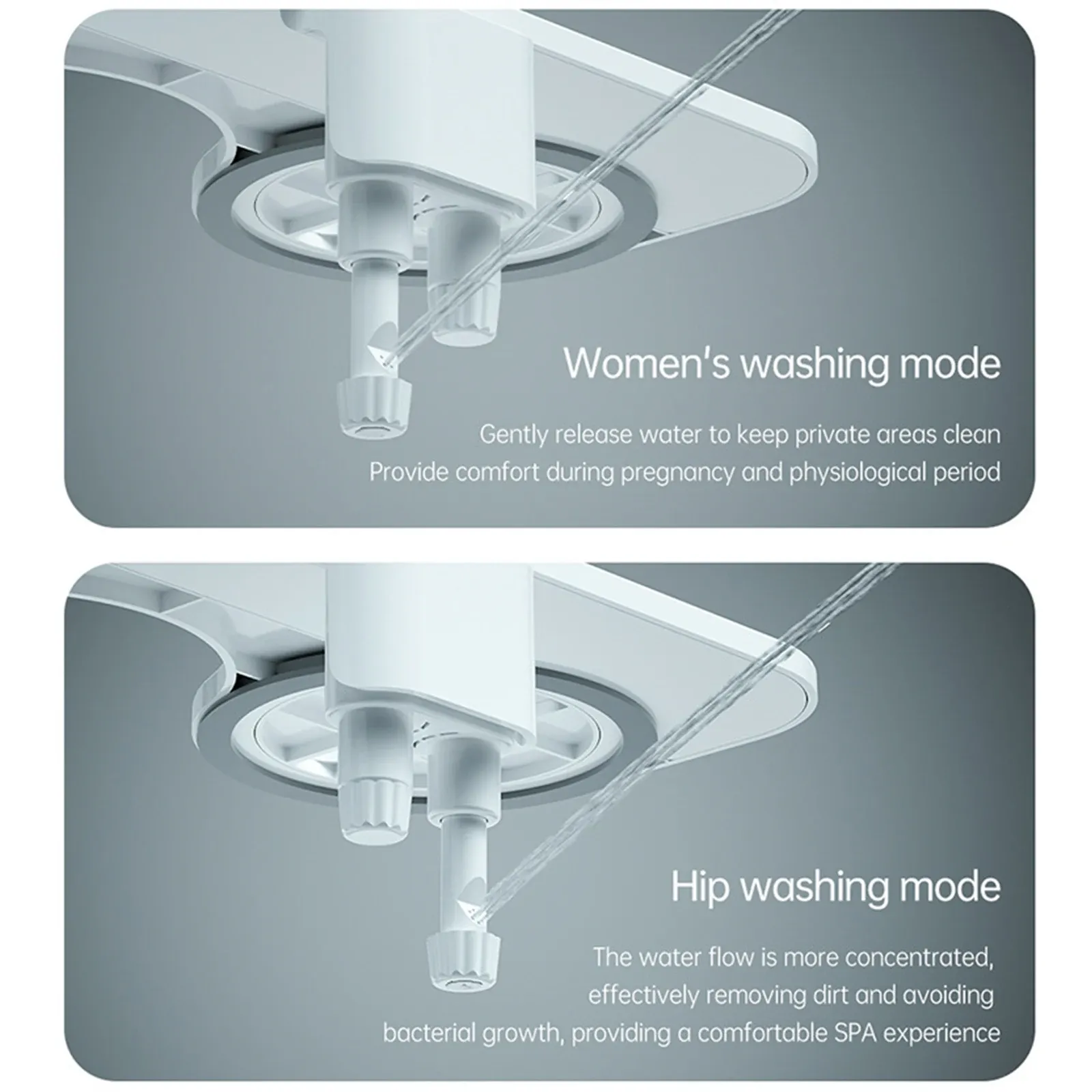 Bidet portable pour femme avec pulvérisateur manuel autonettoyant 5