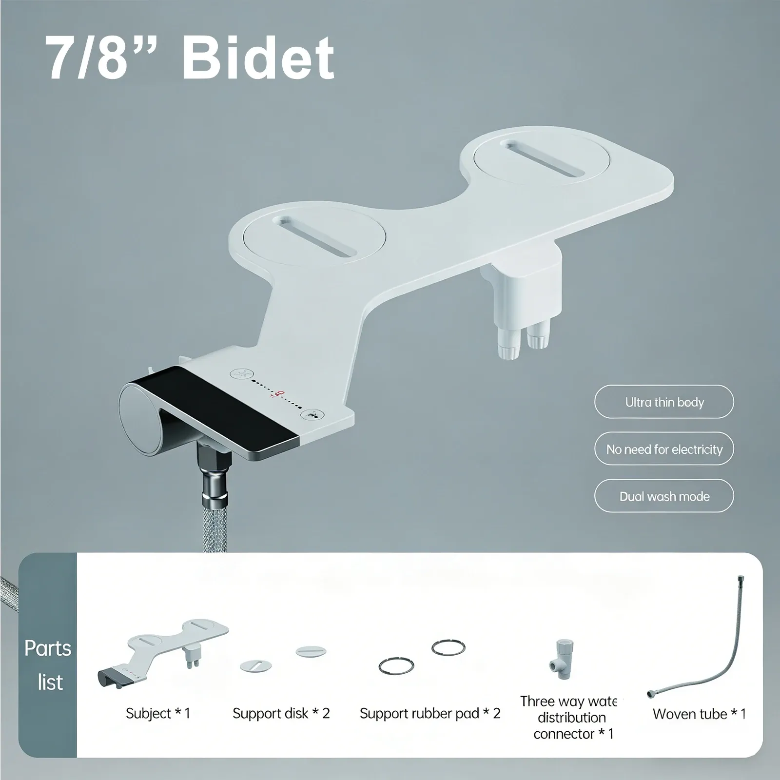 Bidet portable pour femme avec pulvérisateur manuel autonettoyant 8