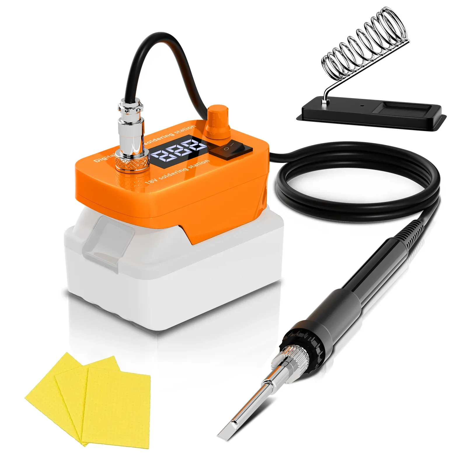 Fer à souder sans fil 18V compatible Makita, DeWalt, Milwaukee et Bosch, kit de soudage électronique pour réparation 8