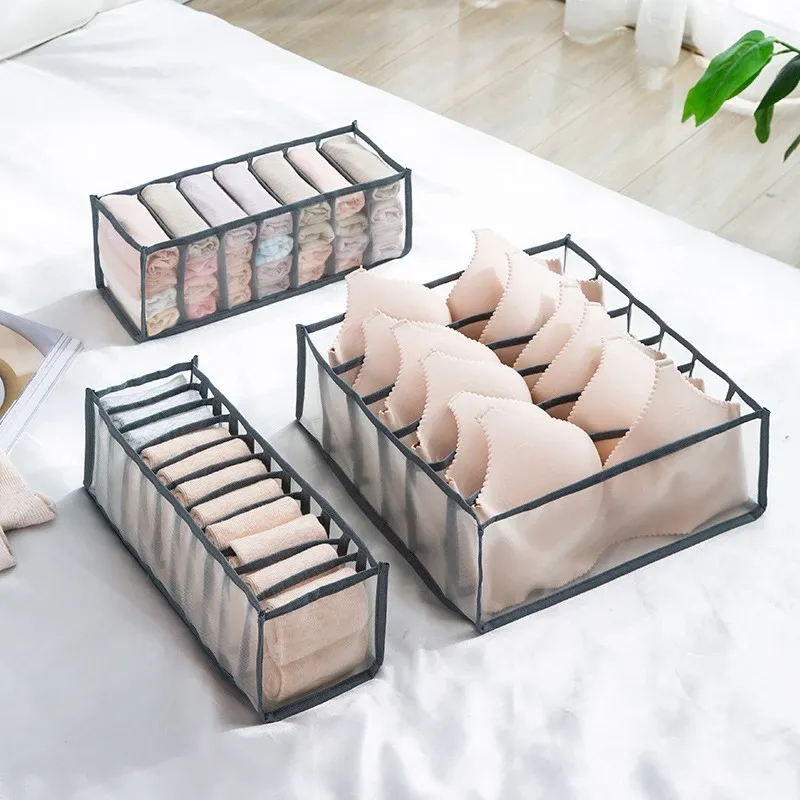 Organisateur de tiroirs pour sous-vêtements et chaussettes, boîte de rangement pour armoire 3
