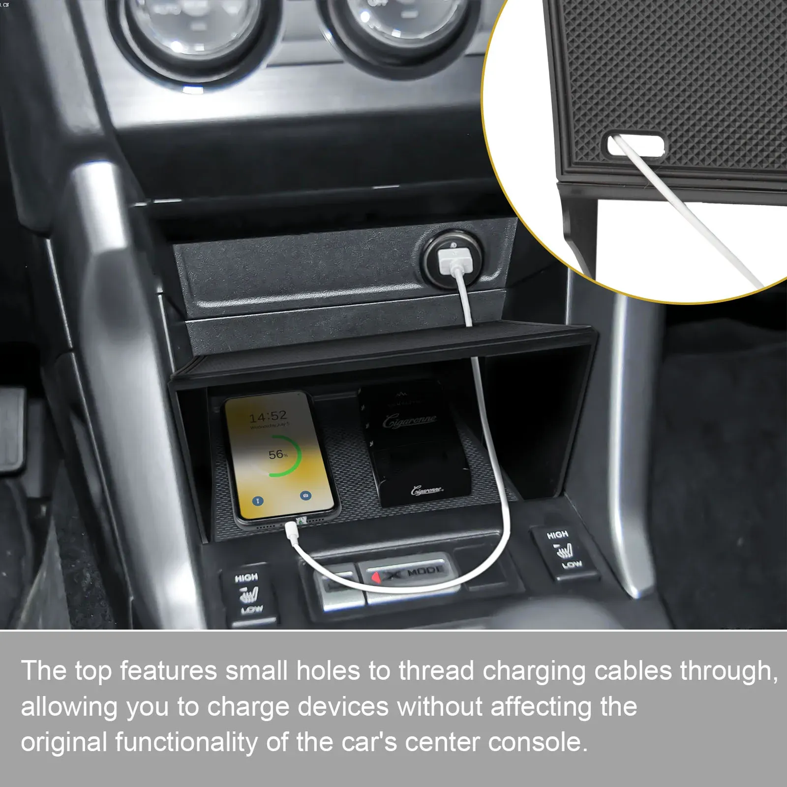 Plateau séparateur pour console centrale avant, Subaru Forester 2013-2018 3
