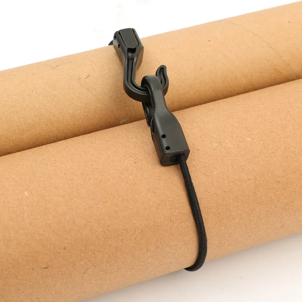 20/1 pièces 32 cm cordon élastique extensible avec crochet, corde en caoutchouc élastique polyvalente pour bagages, cyclisme et camping 3