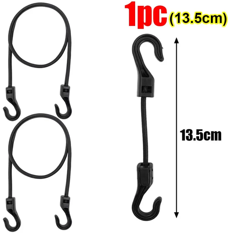 20/1 pièces 32 cm cordon élastique extensible avec crochet, corde en caoutchouc élastique polyvalente pour bagages, cyclisme et camping 7