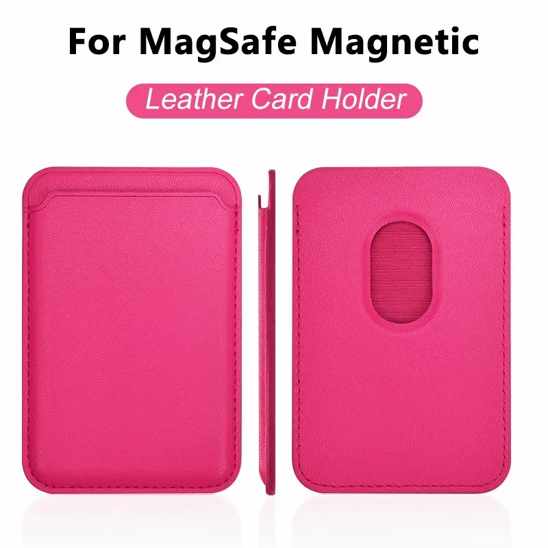 Étui portefeuille en cuir magnétique compatible MagSafe pour iPhone 14 Pro Max, 15 Pro, 16, 17, 18 et S26, avec porte-cartes 21