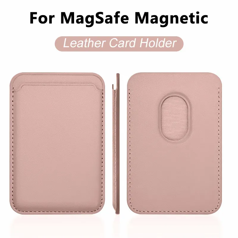 Étui portefeuille en cuir magnétique compatible MagSafe pour iPhone 14 Pro Max, 15 Pro, 16, 17, 18 et S26, avec porte-cartes 18