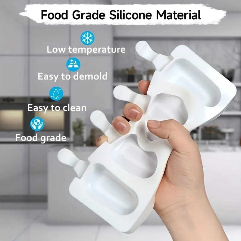 Moule à glaces en silicone, compartiments
