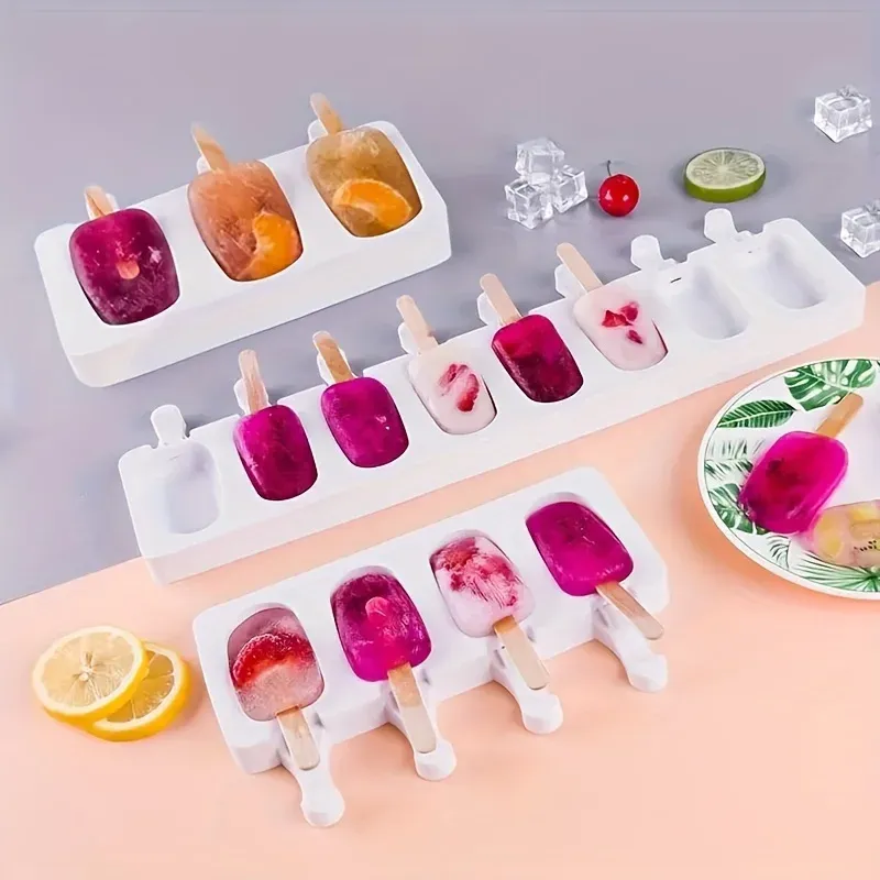 Moule à glaces en silicone, résultat