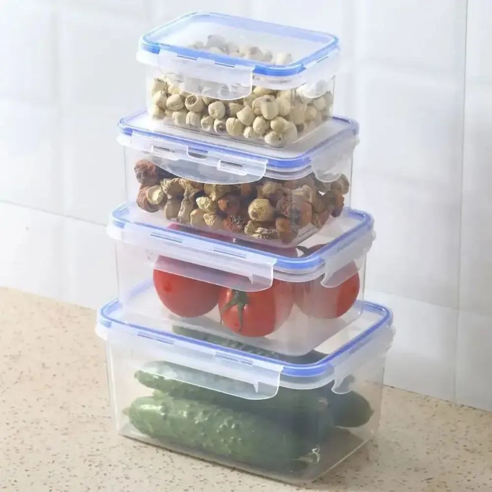 Boîte de conservation transparente empilable pour réfrigérateur