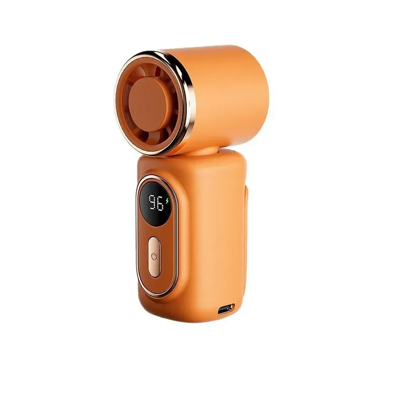 Mini ventilateur portatif à clip avec fonction support de parapluie, rotatif, rechargeable par USB, idéal pour le camping en plein air 8