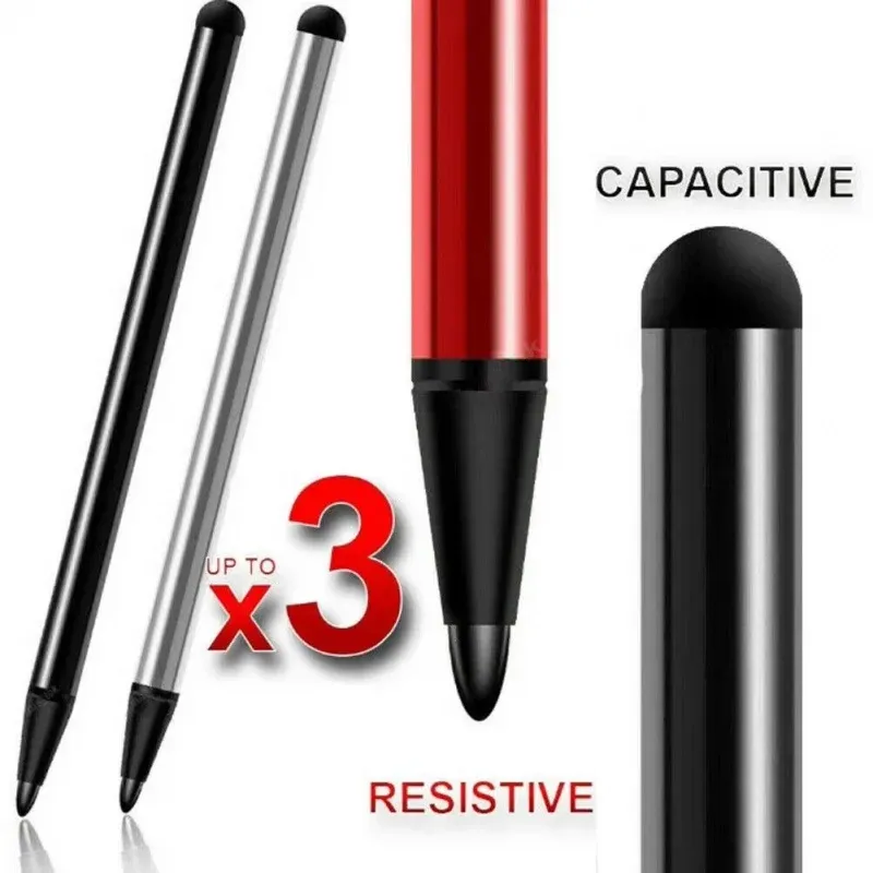 Stylet capacitif universel pour iPad, tablettes Lenovo et Android, smartphones Samsung, double usage (lot de 1 à 3 pièces) 1