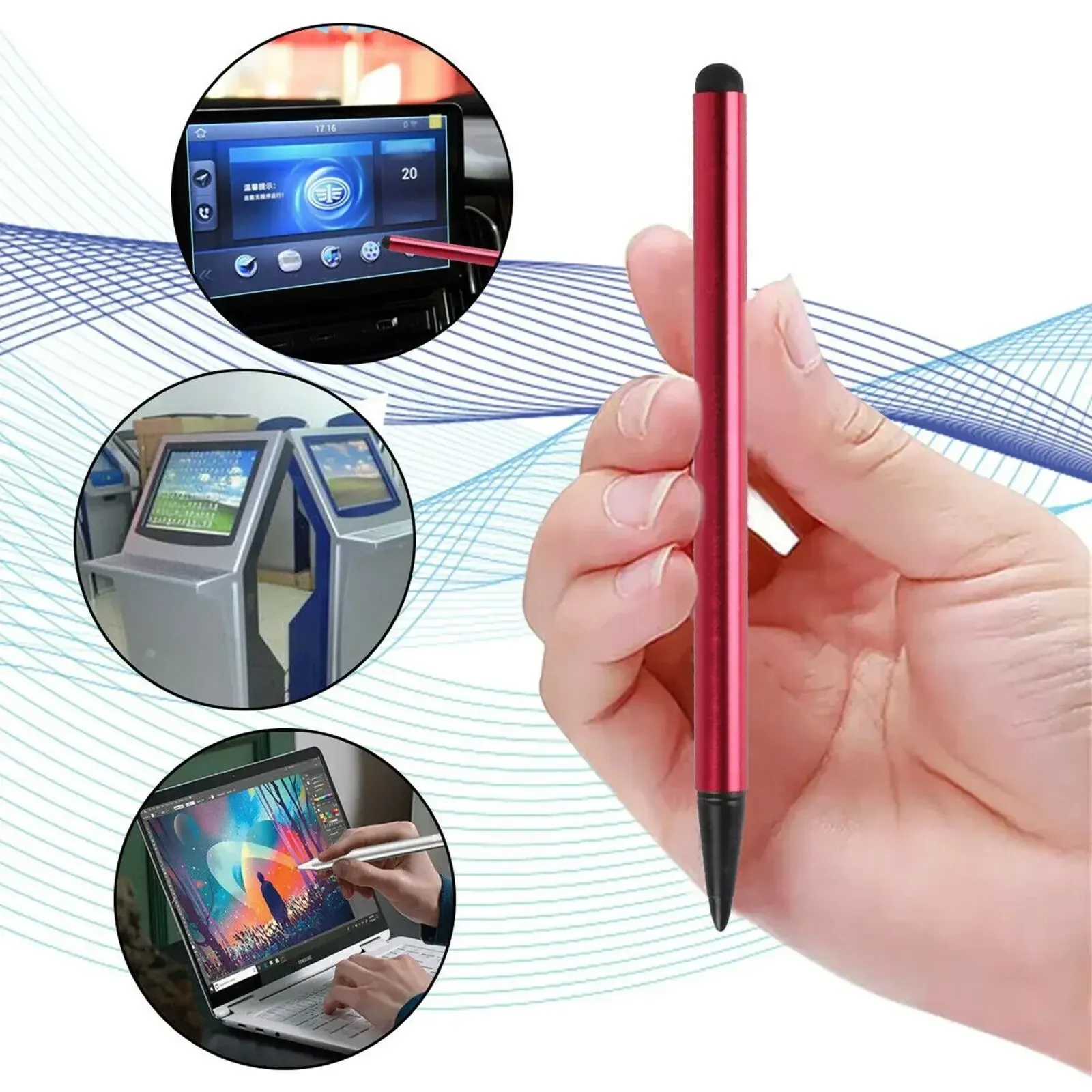 Stylet universel pour écran tactile, gros plan sur la pointe