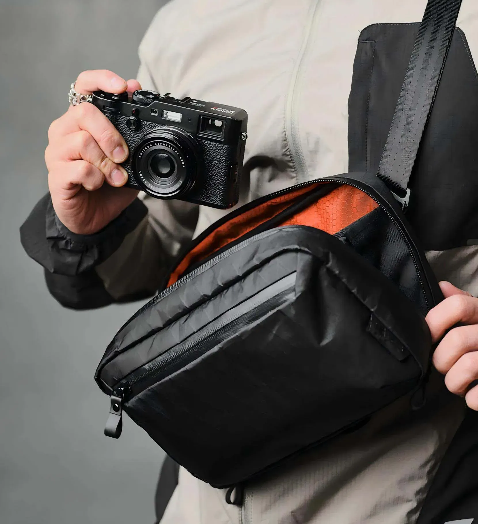 Sac bandoulière de voyage unisexe