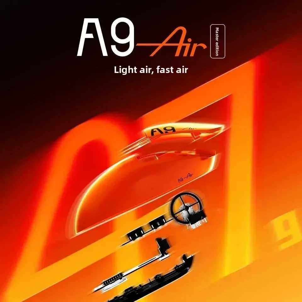 Souris de jeu sans fil ATK A9 Air Ultimate, Bluetooth, ultralégère, capteur PAW3950, 8K, pour l'esport FPS 5
