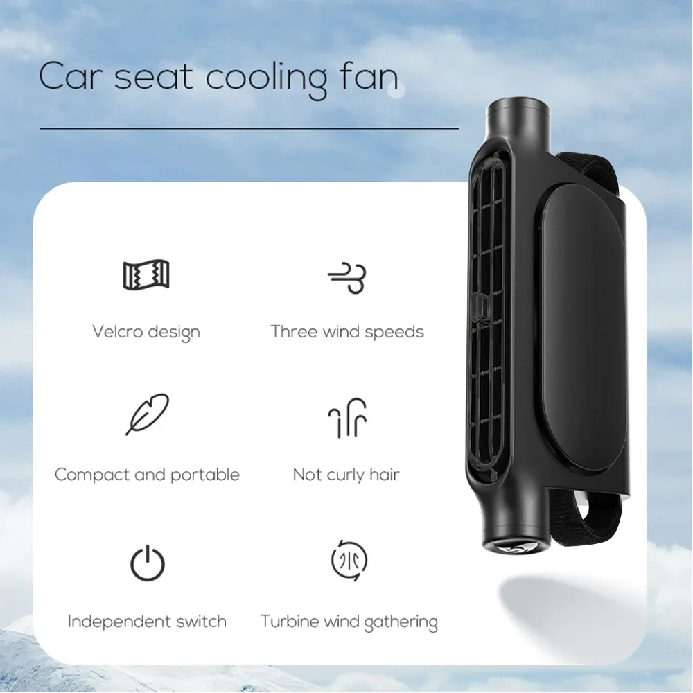 Ventilateur de refroidissement pour siège de voiture, vue détaillée 2