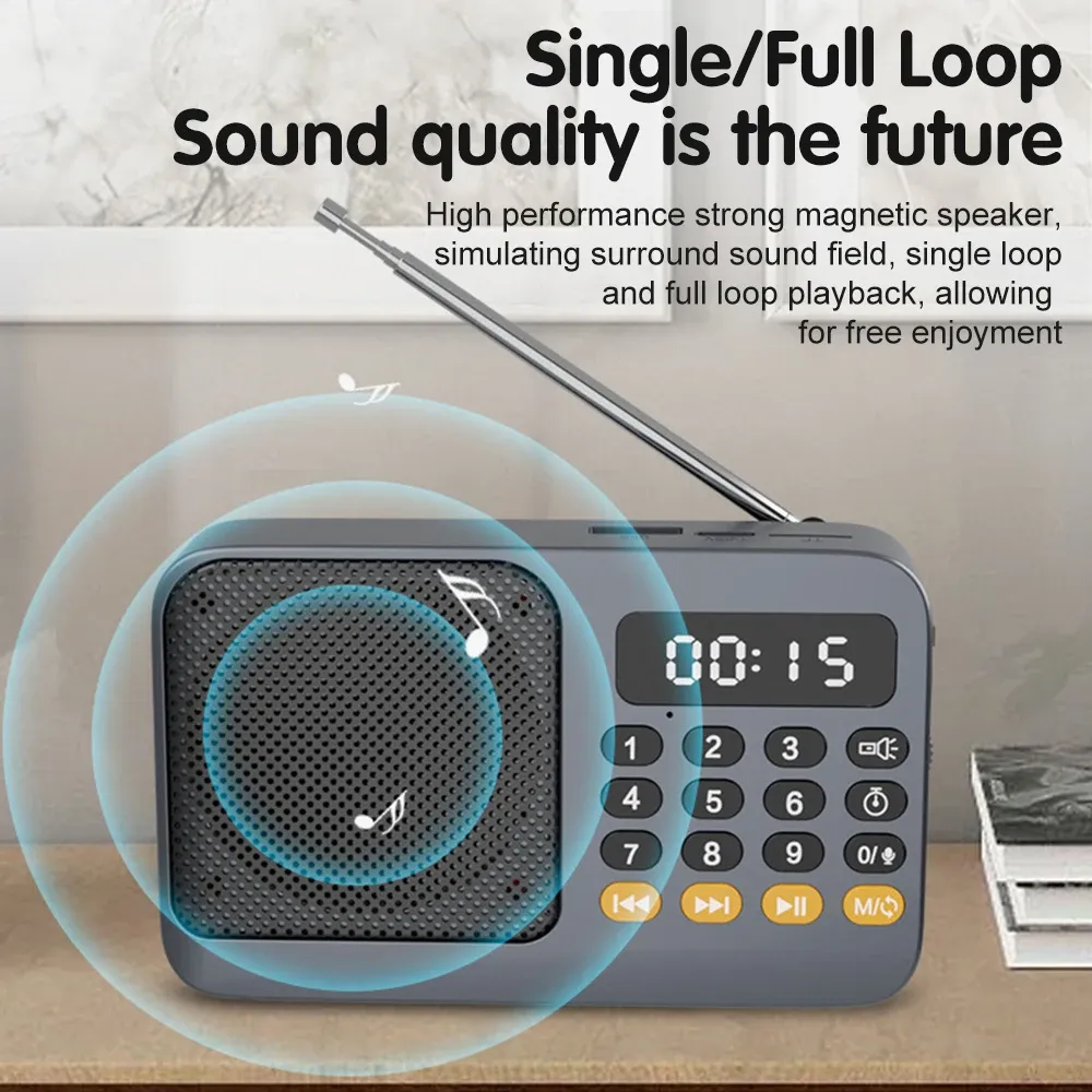 Radio FM portable écran LED