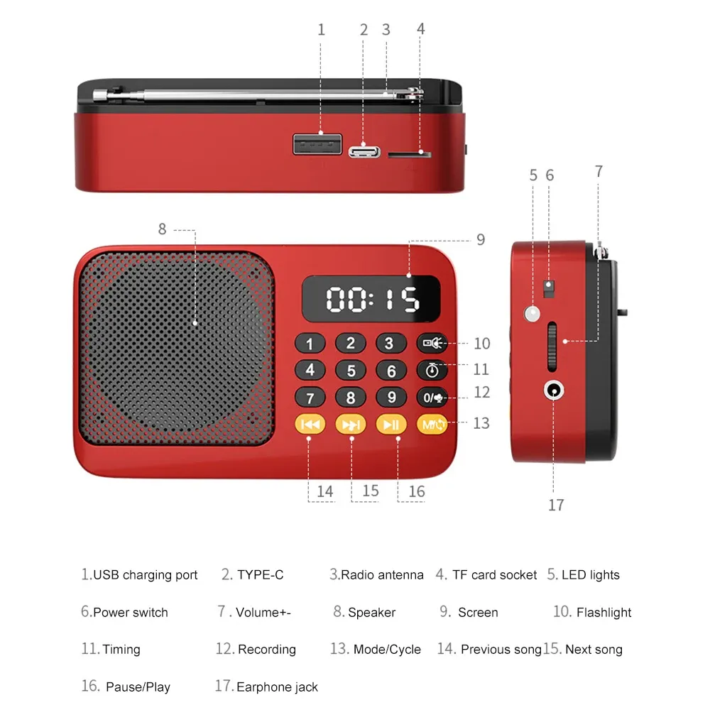 Radio FM portable design