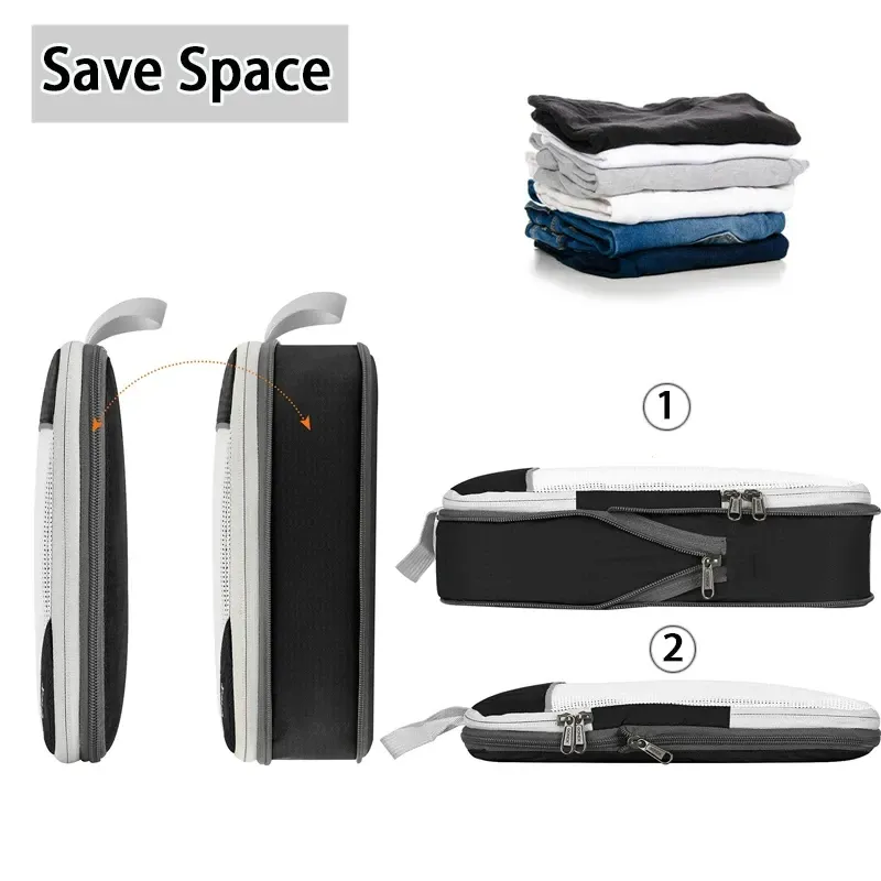 Organisateurs de bagages compressibles, détail 3