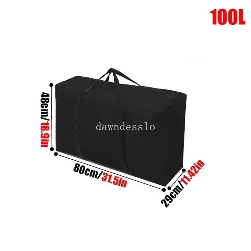 Sac de rangement mobile imperméable extra large, pliable, grande capacité pour linge et couette 9