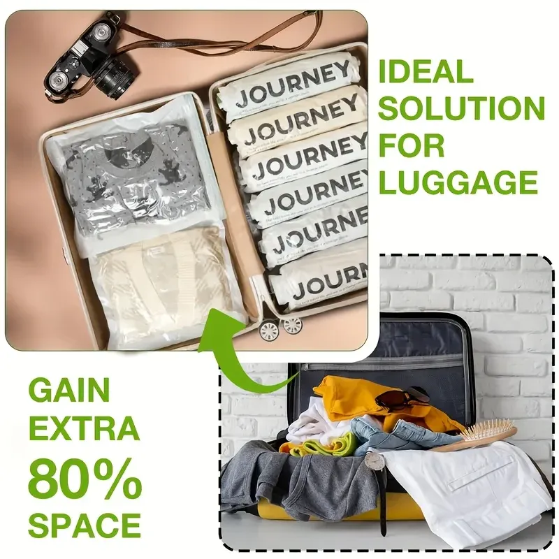 Gain de place dans une valise