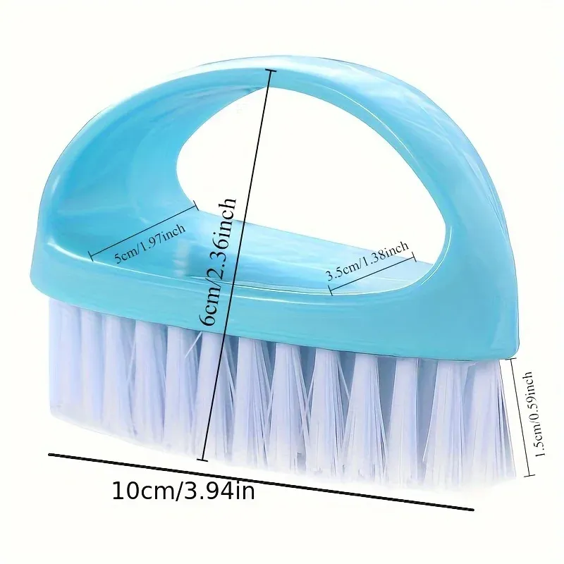 Brosse de nettoyage polyvalente colorée à manche ergonomique et poils anti-rayures – Idéale pour la salle de bain, la cuisine, le carrelage et le sol 3