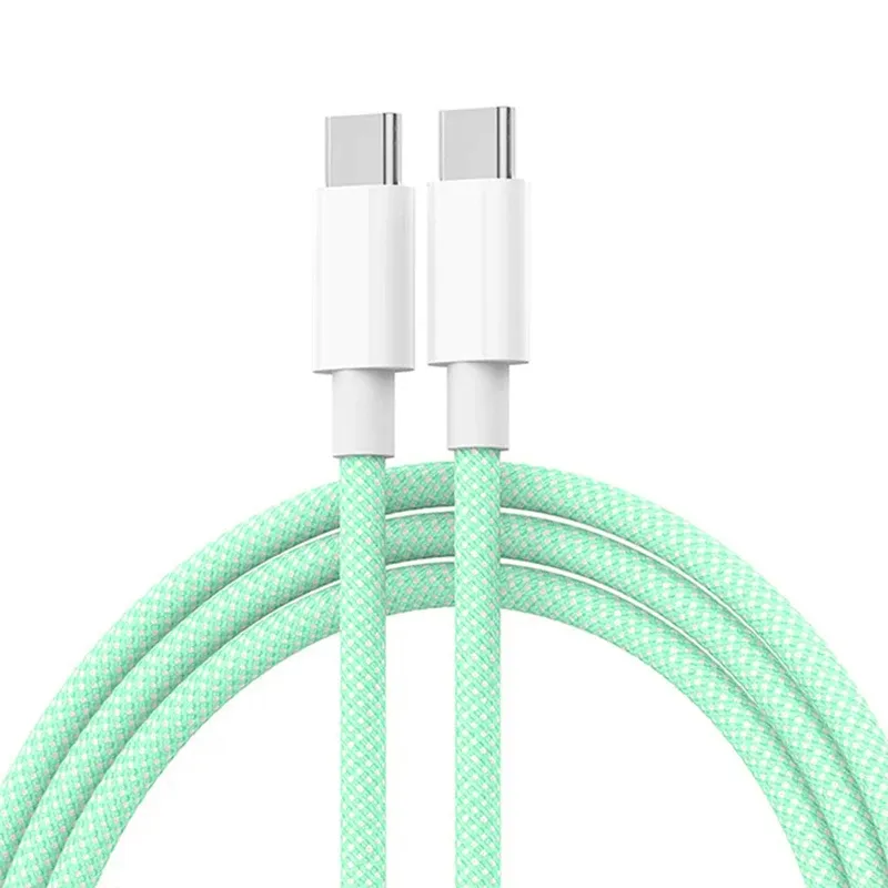 Câble USB-C vers USB-C tressé pour Apple iPhone 15, charge rapide PD 60 W, compatible Huawei, Xiaomi et Samsung 11