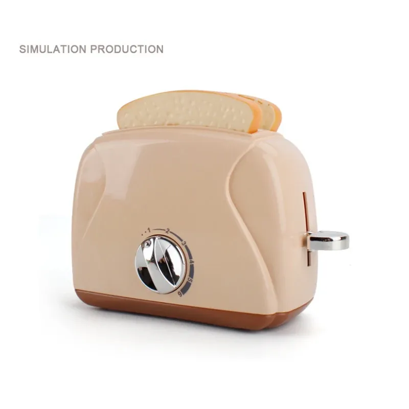 Ensemble de cuisine électrique pour enfants : grille-pain, four à micro-ondes, lave-linge, batteur, blender et cafetière 12