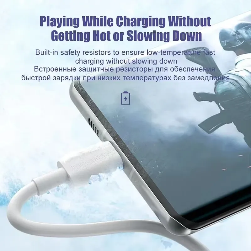 NNBILI Câble de charge USB-C 10 A 100 W à charge ultra-rapide, lot de 1 à 3 pièces, compatible Huawei, OPPO et vivo (non compatible iPhone, Xiaomi et Samsung) 3