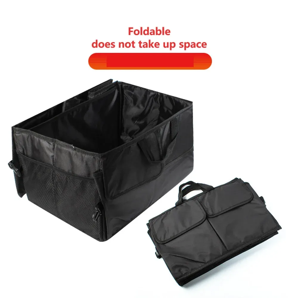 Boîte de rangement pliable multifonction pour voiture et camping-car 2