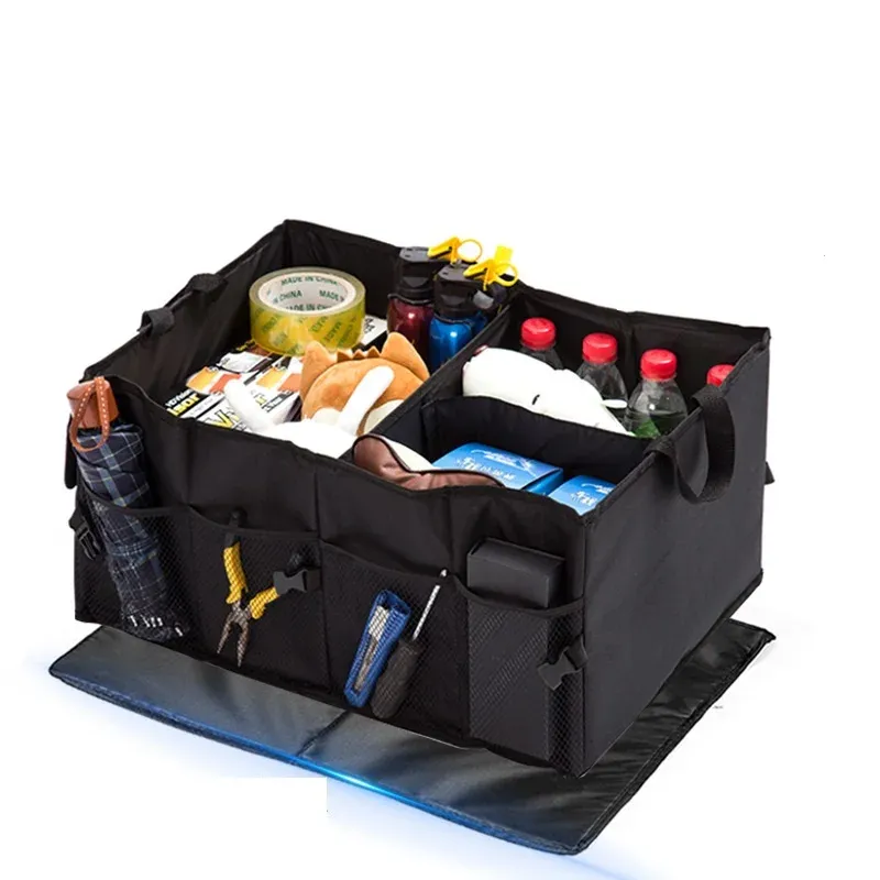 Boîte de rangement pliable multifonction pour voiture et camping-car