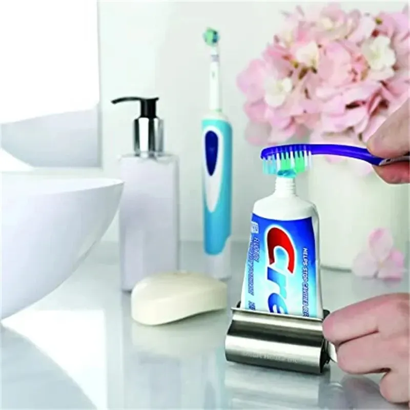 Distributeur rotatif en acier inoxydable pour pommades et cosmétiques, presse-tube à rouleau 2