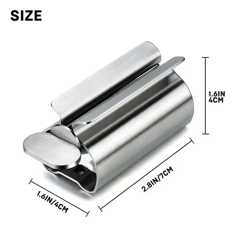 Distributeur rotatif en acier inoxydable pour pommades et cosmétiques, presse-tube à rouleau 6