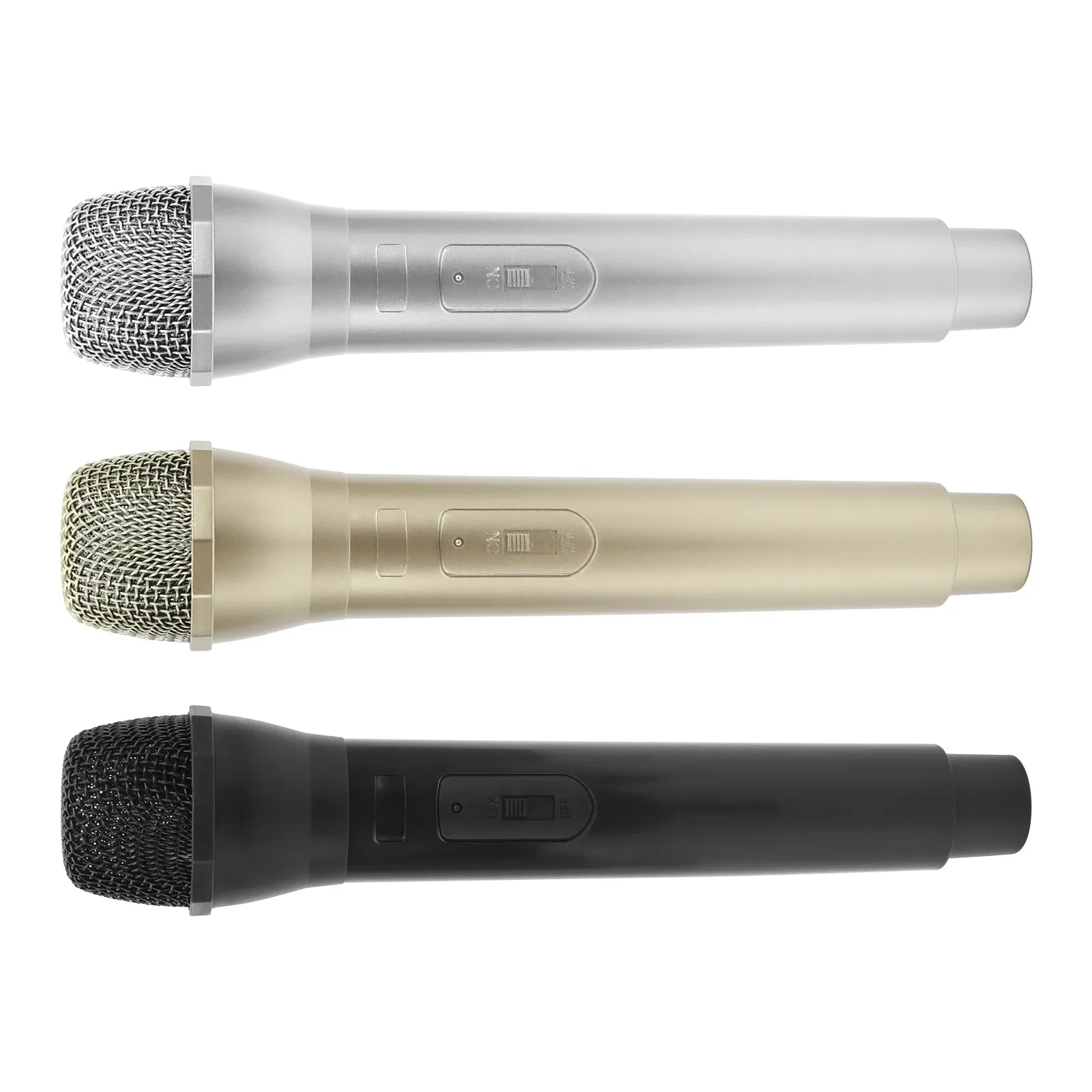Microphone réaliste en plastique pour spectacles de danse et karaoké 3