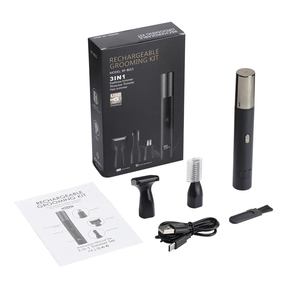 Tondeuse électrique 3 en 1 pour hommes dans son coffret