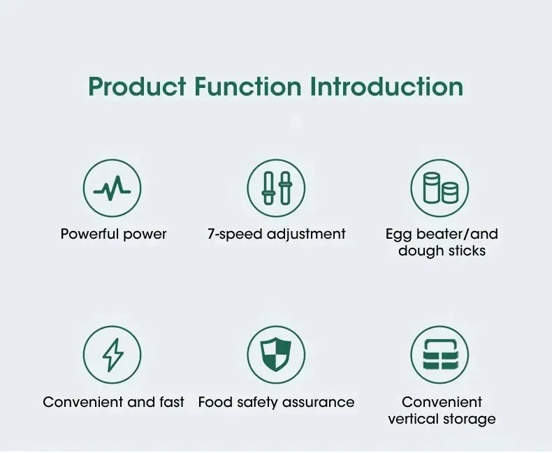 Mélangeur à main électrique polyvalent en situation de cuisine