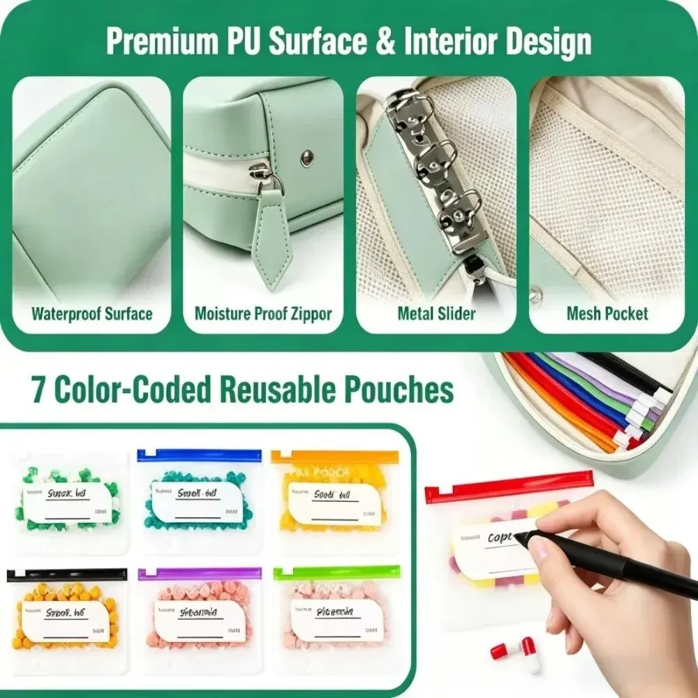 Organisateur de pilules avec sachets