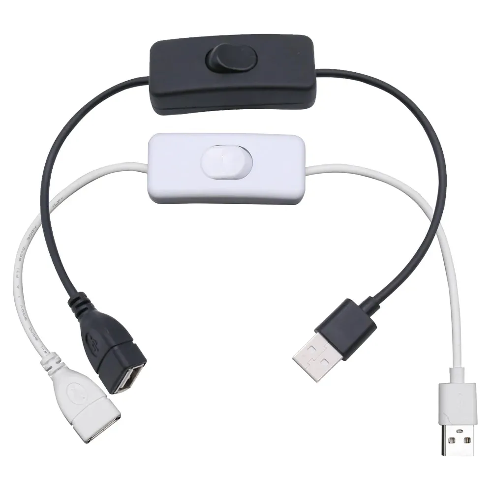 Câble USB avec interrupteur marche/arrêt et rallonge pour guirlande LED USB - Image 1