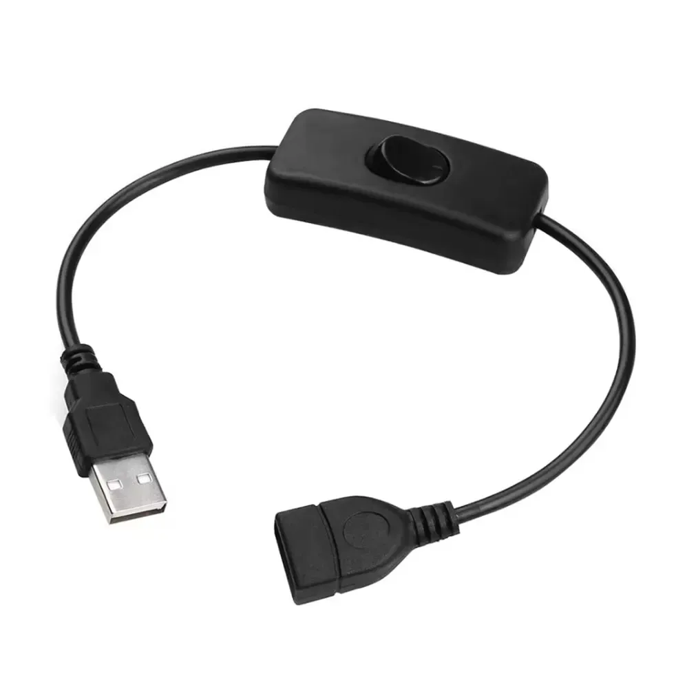 Câble USB avec interrupteur marche/arrêt et rallonge pour guirlande LED USB 8