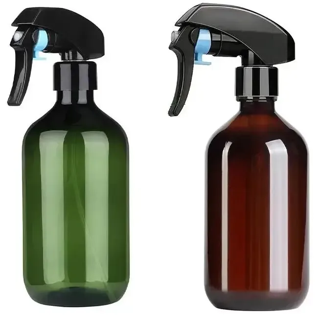Bouteille pulvérisatrice rechargeable en plastique 300 ml, à tête réglable et anti-fuite