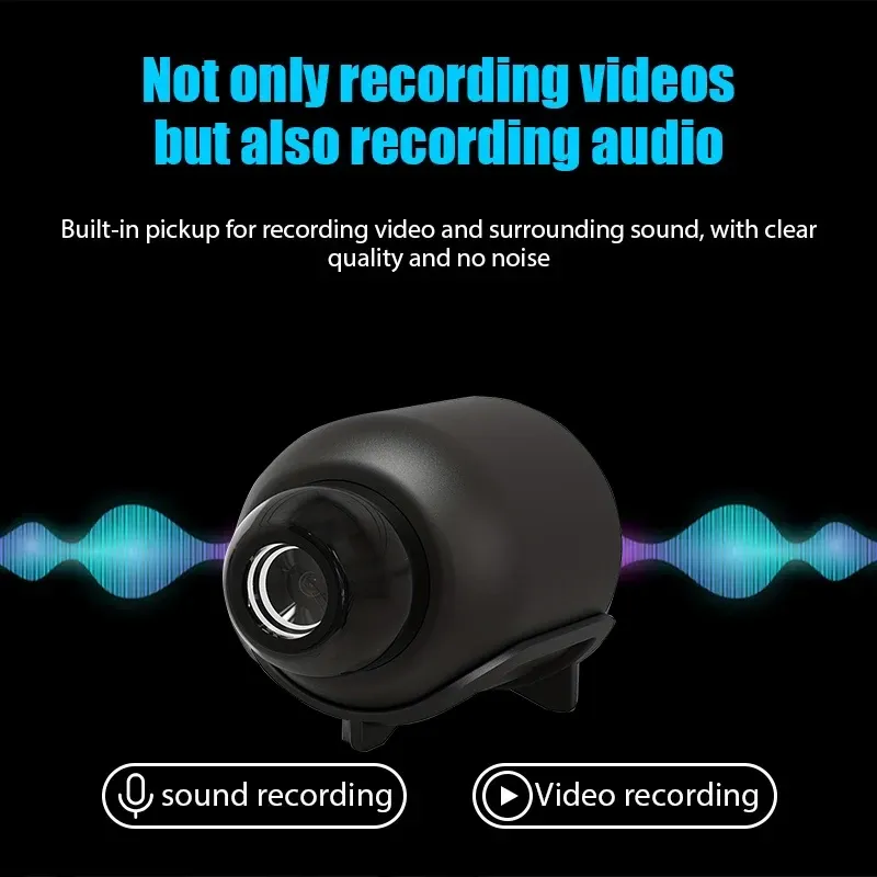 Caméra de surveillance WiFi X5 Mini 1080P sans fil avec vision nocturne et détection de mouvement 2