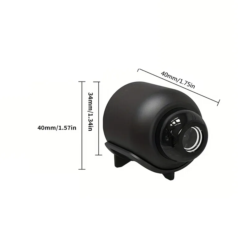 Caméra de surveillance WiFi X5 Mini 1080P sans fil avec vision nocturne et détection de mouvement 4