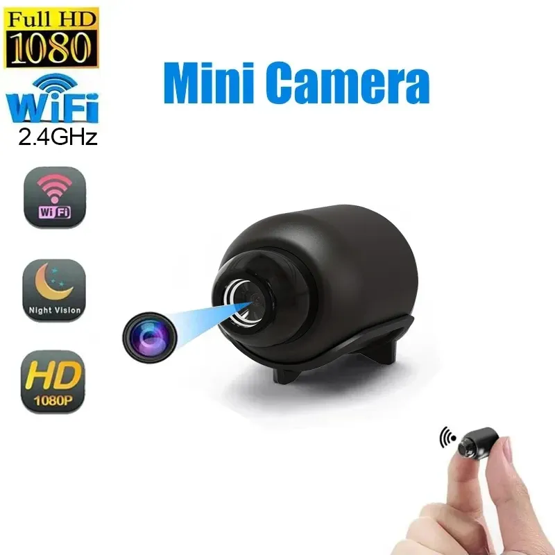 Caméra de surveillance WiFi X5 Mini 1080P sans fil avec vision nocturne et détection de mouvement 6